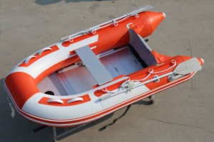 Bateau à rames en PVC, bateau de pêche gonflable avec pagaie, prêt à être expédié, radeau gonflable - Product Image 3