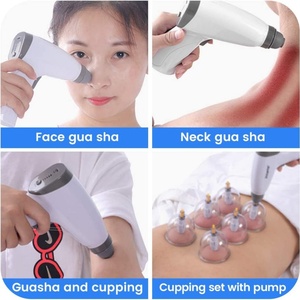 Ensemble d'outils de massage Gua Sha électriques intelligents et miniatures, masseur à ventouses sous vide, 4 ventouses - Product Image 5