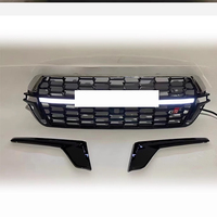 Grille de radiateur avant de haute qualité 2019 FJ200, kit carrosserie, calandre de pare-chocs avec bande noire pour Land Cruiser LC200 2016-2021