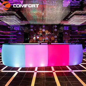 Nuovo arrivo personalizzato impermeabile Led bancone Bar mobili Night Club/ Ktv decorazione della casa tavolo sedia Led