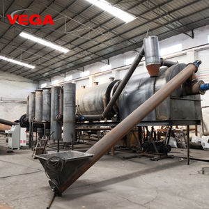 Bois dur bûche noix de coco coquille puce bambou Horizontal flux d'air Biochar four pour charbon de bois BBQ carboniser Machine Briquette carboniseur - Product Image 6