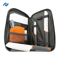 Conception personnalisée multi-usages OEM sac de rangement pour couteaux avec boucle de ceinture pour ensemble de couteaux-étui uniquement