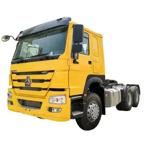 Sinotruck Howo 6x4 371 375 10 caminhão basculante caminhão trator de 40 toneladas com preço baixo