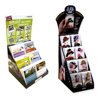 Drehbarer Kalender Postkarte Broschüre Display Rack Karton Gruß karte Display Drehbarer Rack Stand