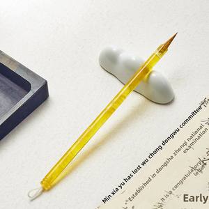 Pincel de caligrafía Weizhuang al por mayor, para escritura pequeña y regular, con mango de plástico, para cabello mixto, Lingfeijing, para caligrafía de escritura pequeña. - Product Image 5