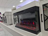Foyer électronique d'intérieur de 24 pouces de haute qualité avec contrôle de température de flamme simulée en bois pour la décoration intérieure
