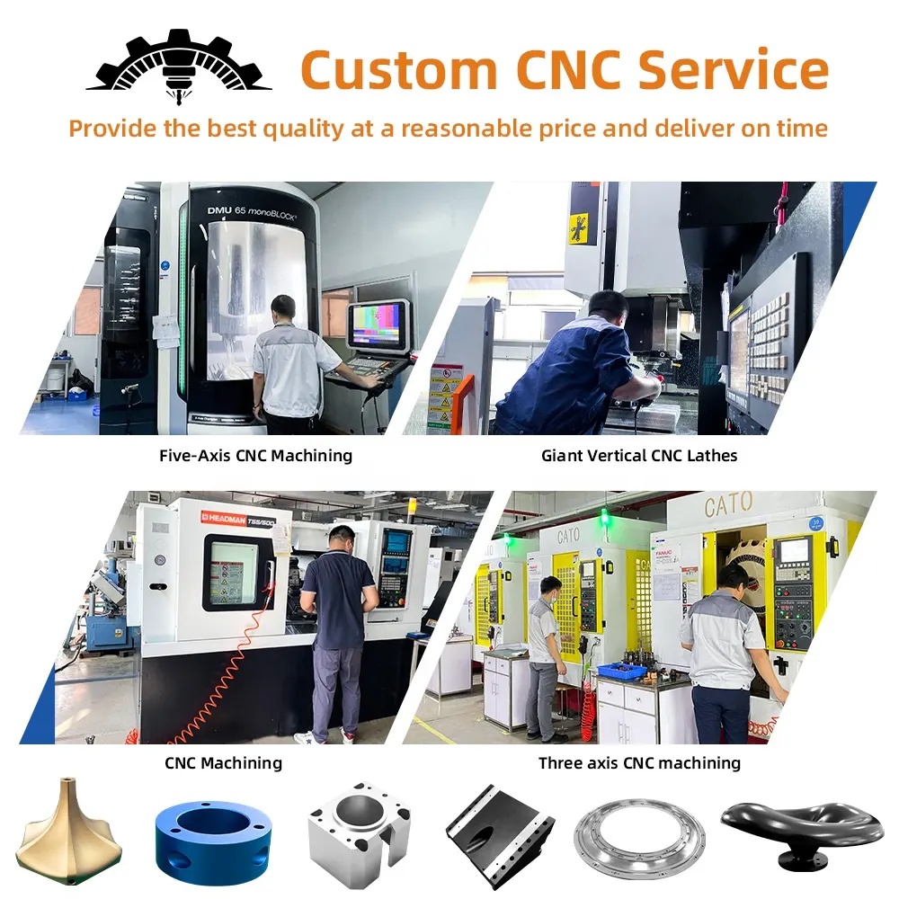 ייצור דיוק Cnc רכיבי סגסוגות טיטניום אנודייז אלומיניום Cnc חלקי פלדה שירותי עיבוד לייזר חיתוך