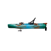 Nouveau kayak de pêche gonflable à pédales avec moteur électrique, design détachable, capacité 1 personne, respectueux de l'environnement