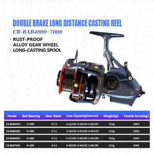 Athlétisme CRONY Spinning Reel VT <span class=keywords><strong>4000</strong></span> à 7000 Moulinets de pêche 6 + 1 Roulement en acier inoxydable Alliage Moulinet de pêche <span class=keywords><strong>Saltiga</strong></span> 4.7:1 - Product Image 3