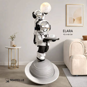 Escultura Artística de Astronauta Pintada a Mano en Resina, Modelo Espacial, Estatua Grande de Colección para Sala de Estar, Venta al Por Mayor - Product Image 6