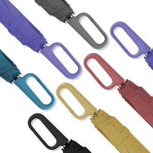 Practical UV Protection 3 <b>Fold</b> Umbrella Promotional Outdoor Garden Umbrella with Bag Hook - Product Image 6