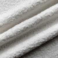 Teddy Mink Bouclé Polyester Stoff Atmungsaktives Umweltfreundliches Textil-Rohmaterial Lockig für Nordischen Stil Möbel