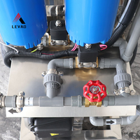 Système de filtration d'eau par osmose inverse 500 LPH, équipement de traitement de l'eau, structure en acier inoxydable, contrôle automatique, 0 TDS, rinçage sans traces