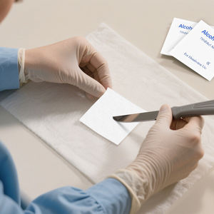 Tampons d'<span class=keywords><strong>alcool</strong></span> <span class=keywords><strong>isopropylique</strong></span> à 70% jetables, 100 pièces, draps en coton pour le nettoyage ménager - Product Image 6