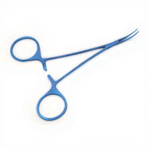 <span class=keywords><strong>Pinzas</strong></span> Hemostáticas <span class=keywords><strong>Kelly</strong></span> Recubiertas <span class=keywords><strong>de</strong></span> Plasma <span class=keywords><strong>de</strong></span> Titanio Azul, <span class=keywords><strong>Pinzas</strong></span> Curvas para Arterias para Procedimientos Quirúrgicos Dentales Veterinarios - Product Image 5