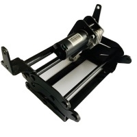 Repose-pieds en cuir pour siège de voiture, accessoire de luxe, en carton, acier noir, métal, Q50, accoudoir en carbone, siège général JIUYI - Product Image 2