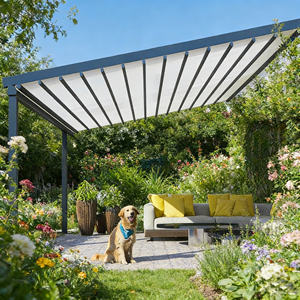 <span class=keywords><strong>หลังคา</strong></span>อะลูมิเนียมพับเก็บได้ กันน้ำกลางแจ้ง ระบบมอเตอร์ไฟฟ้า ผ้าใบกันแดดพับได้ สำหรับระเบียงและลานบ้าน - Product Image 6