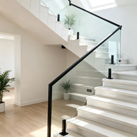 Support de fixation en acier inoxydable sur mesure pour verre, fixation au sol, sans cadre, pour escalier, balcon, clôture de piscine, résistant à la rouille