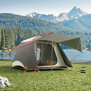 เต็นท์วิดาลิโด้ สำหรับตั้งแคมป์กลางแจ้ง ผ้าอ็อกซ์ฟอร์ด ทนทานทุกฤดู กันฝนอย่างดี หนาพิเศษ พกพาสะดวก พับเก็บได้ อัตโนมัติ ห้องนอนเดียว สำหรับค้างคืน - Product Image 1