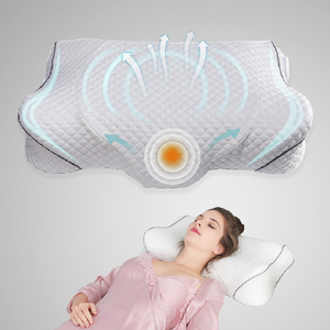 Niche Design 2 en 1 doux et <span class=keywords><strong>dur</strong></span> <span class=keywords><strong>oreiller</strong></span> de sommeil Double noyau soutien cou civière beauté fonction d'allaitement <span class=keywords><strong>oreiller</strong></span> de lit en mousse à mémoire - Product Image 1