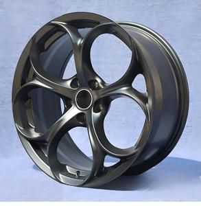 Cerchi in Lega di Alta Qualità da 19 Pollici, <span class=keywords><strong>Grigio</strong></span> Opaco, per Auto Passeggeri, PCD5x110mm ET 34/30mm CB 65.1mm, Adatti per <span class=keywords><strong>Alfa</strong></span> <span class=keywords><strong>Romeo</strong></span> - Product Image 2