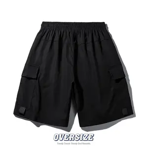 Summer Street Retro Multi-pocket Cargo Shorts Men's New Trend American Loose 5 Quarter Pants Casual All The Stylish Pants