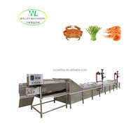 China Zeevruchten & Fruit/Groente Plc Gecontroleerde Motor-Aangedreven 3.0kw Stoomblancheermachine