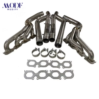 Collecteur d'échappement long en acier inoxydable pour Mercedes W204 C63 AMG V8 M156 – Amélioration des performances
