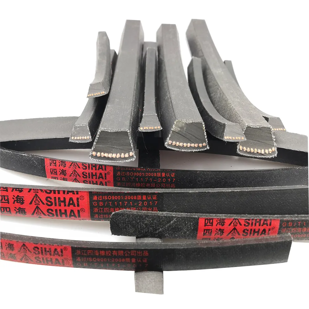 Classical Wrapped V-Belt Z Feature Highstrength Industrial Machines Rubber Driving Belt Narrow Small Bando V Belts