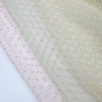 Flock 100% Nylon Net, Soft Polyester Soft Tulle Mesh