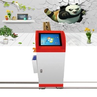 Impresora de Pared Vertical Inteligente Plana UV 3D, Máquina de Impresión de Inyección de Tinta con Barniz Digital, Máquina para Pintar Directo a la Pared