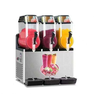 เครื่องปั่นน้ำผลไม้แบบอัตโนมัติสามกระบอก XC112 เครื่องทำเครื่องดื่มเย็น เครื่องเก็บผลไม้ เครื่องทำน้ำแข็งอ่อนอัตโนมัติเต็มรูปแบบ - Product Image 3