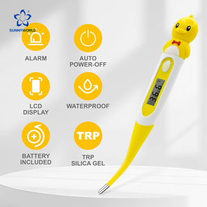 Thermomètre numérique médical pour bébés et enfants, test de température orale, thermohygromètre, termomètre - Product Image 2