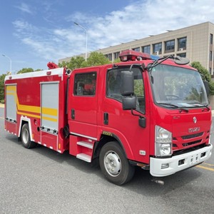 Vente directe d'usine : camion de pompiers Isuzu de petite taille, 3,5 tonnes, avec réservoir d'eau, pour les services d'incendie urbains d'Amérique latine - Product Image 2