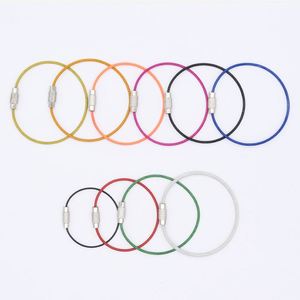 YIWANG vente en gros couleur 150MM câble porte-clés câble porte-clés - Product Image 1