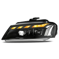 Ensemble de phares LED JSL pour Audi A3 8P Facelift 2008-2012, mise à niveau style RS, lentille de projecteur DRL, clignotant dynamique, plug and play