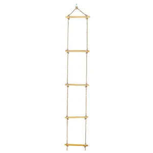 Chất Lượng Cao GladSwing 30Cm Trẻ Em Đu Thiết Lập Bằng Gỗ Leo Dây Thừng Bậc Thang Cho KKids