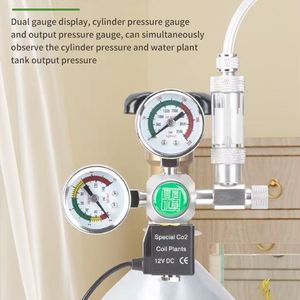 Régulateur de CO2 pour aquarium ZRDR avec double manomètre et électrovanne, kit complet de système CO2 avec clapet anti-retour - Product Image 2