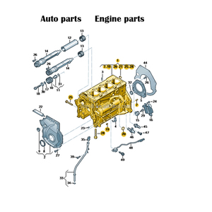 Sistema de montaje de motor de coche, piezas de repuesto automotriz de alta calidad, todos los coches de <span class=keywords><strong>Alemania</strong></span>, accesorios para VW, <span class=keywords><strong>AUDI</strong></span>, Porsche - Product Image 6