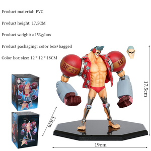 ลดราคา! ฟรังกี้ หุ่นฟิกเกอร์การ์ตูน PVC ขนาด 17.5 ซม. หัวเปลี่ยนได้ 2 แบบ บรรจุกล่องสีสันสวยงาม สำหรับแฟนภาพยนตร์ - Product Image 2