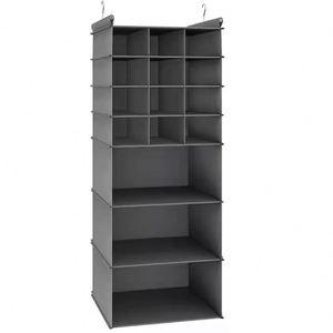16.5-inch <b>Large</b> Non-woven Multi-partition <b>Wardrobe</b> Hanging Bag Fabric Storage - Product Image 6