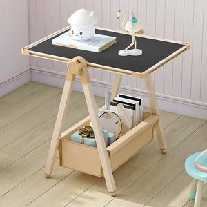 Caballete de Arte Infantil de Doble Cara con Altura Ajustable Pizarra Blanca Magnética y Pizarra de Tiza Tablero de Dibujo con Contenedores de Almacenamiento Juguete Educativo de Dibujo - Product Image 3