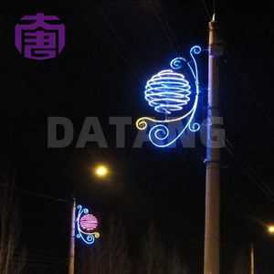 ไฟประดับเสา LED สำหรับเทศกาลคริสต์มาส เหมาะสำหรับตกแต่งถนนในเมือง ห้างสรรพสินค้า โครงการไฟตกแต่งภูมิทัศน์กลางแจ้งในช่วงวันหยุด - Product Image 5