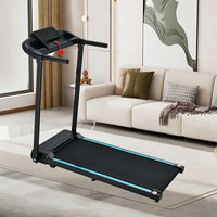 Mini Caminadora Mate Antihuellas, Fácil de Limpiar, Estable, Bajo Nivel de Ruido, Doble Función, Decoración para el Hogar, Equipo de Gimnasio Familiar Pequeño para Uso Diario