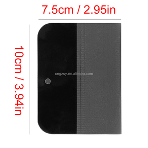 10cm Soft PPF Scraper Squeegee Car Wrap Window Tint Cleaning Tool Vinyl Wrapping Carbon Fiber Film <strong>Sticker</strong> Pasting Tool - Product Image 1