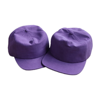 Casquette Dad Hat unisexe adulte 5 panneaux, style Hip Hop Y2K tropical, non structurée, à bord plat, 100% coton, personnalisable, faible MOQ, en promotion