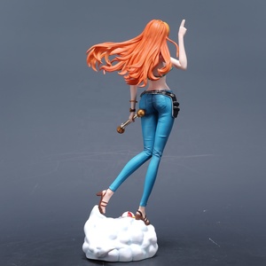 Figurines <span class=keywords><strong>One</strong></span> <span class=keywords><strong>Piece</strong></span> C2 <span class=keywords><strong>Nami</strong></span> Petit Voleur Chat Nuage Base Deux Ans Plus Tard Chapeau de Paille Grand Groupe d'Équipage Statue en Boîte Décoration - Product Image 4