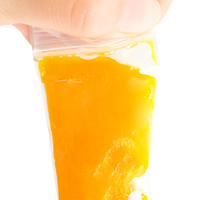 Sacs d'emballage pour crème glacée et lait DIY avec fermeture éclair transparente, recyclables en PE, taille personnalisable, qualité alimentaire