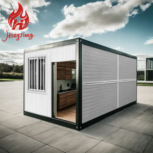 Tùy Chỉnh Có Thể Gập Lại Thép Container Nhà Đúc Sẵn Thiết Kế Hiện Đại CE Chứng Nhận Khách Sạn Văn Phòng Tạm Thời Thương Mại Công Cộng - Product Image 4