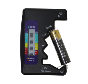 Testeur de capacité de batterie BT886, analyseur de batterie 1,5 V pour piles C, AA, AAA, D, N, SR44, LR44, piles bouton 1,55 V - Product Image 1